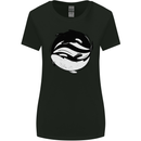 Ying Yan Orca Killer Whale Womens Wider Cut T-Shirt Black