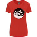 Ying Yan Orca Killer Whale Womens Wider Cut T-Shirt Red