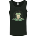 Yoga Frog Meditation Mens Vest Tank Top Black