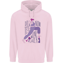 Yoga Pilates Now Wine Later Funny Alcohol Childrens Kids Hoodie Light Pink