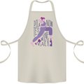Yoga Pilates Now Wine Later Funny Alcohol Cotton Apron 100% Organic Natural