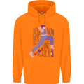 Yoga Pilates Now Wine Later Funny Alcohol Mens 80% Cotton Hoodie Orange