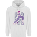 Yoga Pilates Now Wine Later Funny Alcohol Mens 80% Cotton Hoodie White