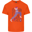 Yoga Pilates Now Wine Later Funny Alcohol Mens Cotton T-Shirt Tee Top Orange