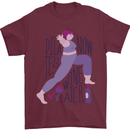 Yoga Pilates Now Wine Later Funny Alcohol Mens T-Shirt 100% Cotton Maroon