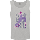 Yoga Pilates Now Wine Later Funny Alcohol Mens Vest Tank Top Sports Grey