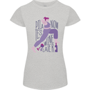 Yoga Pilates Now Wine Later Funny Alcohol Womens Petite Cut T-Shirt Sports Grey