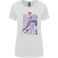 Yoga Pilates Now Wine Later Funny Alcohol Womens Wider Cut T-Shirt White