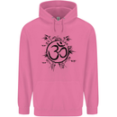 Yoga Symbol Sketch Meditation Childrens Kids Hoodie Azalea