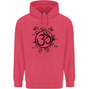 Yoga Symbol Sketch Meditation Childrens Kids Hoodie Heliconia