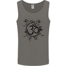 Yoga Symbol Sketch Meditation Mens Vest Tank Top Charcoal