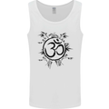 Yoga Symbol Sketch Meditation Mens Vest Tank Top White