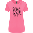 Yoga Symbol Sketch Meditation Womens Wider Cut T-Shirt Azalea