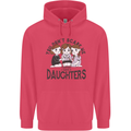 You Cant Scare Me I Have Daughters Fathers Day Childrens Kids Hoodie Heliconia