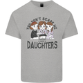 You Cant Scare Me I Have Daughters Fathers Day Kids T-Shirt Childrens Sports Grey