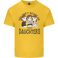You Cant Scare Me I Have Daughters Fathers Day Kids T-Shirt Childrens Yellow