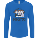You Cant Scare Me I Have Daughters Fathers Day Mens Long Sleeve T-Shirt Royal Blue