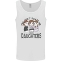 You Cant Scare Me I Have Daughters Fathers Day Mens Vest Tank Top White