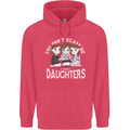 You Cant Scare Me I Have Daughters Mothers Day Childrens Kids Hoodie Heliconia