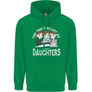You Cant Scare Me I Have Daughters Mothers Day Childrens Kids Hoodie Irish Green