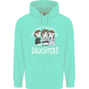 You Cant Scare Me I Have Daughters Mothers Day Childrens Kids Hoodie Peppermint