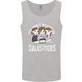 You Cant Scare Me I Have Daughters Mothers Day Mens Vest Tank Top Sports Grey