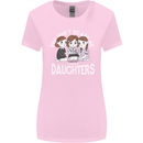 You Cant Scare Me I Have Daughters Mothers Day Womens Wider Cut T-Shirt Light Pink