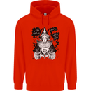 You're an Idiot Funny Fortune Teller Clairvoyant Mens 80% Cotton Hoodie Bright Red