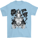 You're an Idiot Funny Fortune Teller Clairvoyant Mens T-Shirt 100% Cotton Light Blue