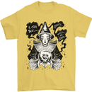 You're an Idiot Funny Fortune Teller Clairvoyant Mens T-Shirt 100% Cotton Yellow