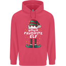 Your Favourite Elf Funny Christmas Xmas Childrens Kids Hoodie Heliconia