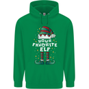 Your Favourite Elf Funny Christmas Xmas Childrens Kids Hoodie Irish Green