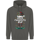 Your Favourite Elf Funny Christmas Xmas Childrens Kids Hoodie Storm Grey