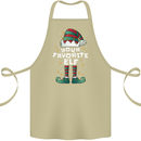 Your Favourite Elf Funny Christmas Xmas Cotton Apron 100% Organic Khaki