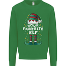 Your Favourite Elf Funny Christmas Xmas Kids Sweatshirt Jumper Irish Green