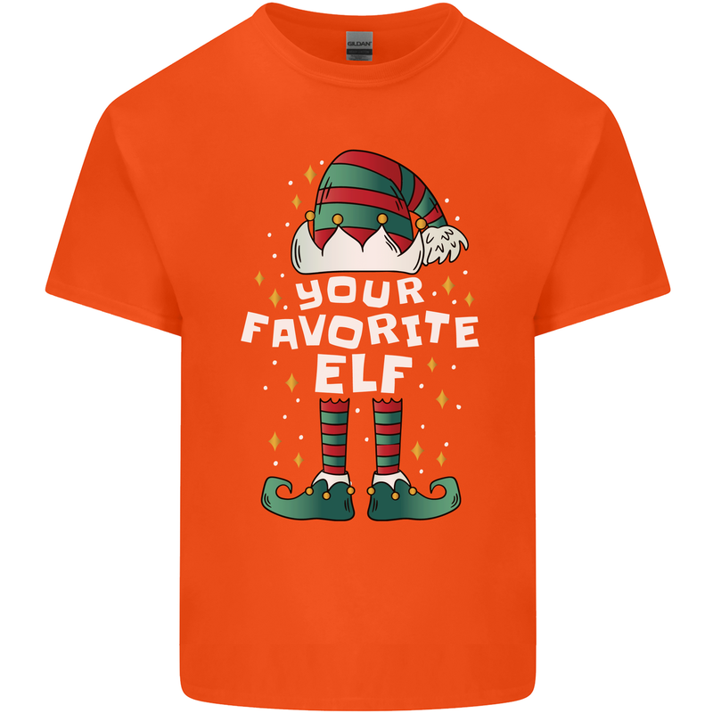 Your Favourite Elf Funny Christmas Xmas Kids T-Shirt Childrens Orange