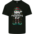 Your Favourite Elf Funny Christmas Xmas Mens Cotton T-Shirt Tee Top Black