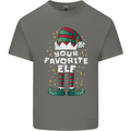 Your Favourite Elf Funny Christmas Xmas Mens Cotton T-Shirt Tee Top Charcoal