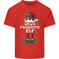 Your Favourite Elf Funny Christmas Xmas Mens Cotton T-Shirt Tee Top Red