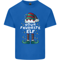 Your Favourite Elf Funny Christmas Xmas Mens Cotton T-Shirt Tee Top Royal Blue