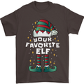 Your Favourite Elf Funny Christmas Xmas Mens T-Shirt 100% Cotton Dark Chocolate