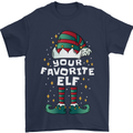 Your Favourite Elf Funny Christmas Xmas Mens T-Shirt 100% Cotton Navy Blue