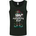 Your Favourite Elf Funny Christmas Xmas Mens Vest Tank Top Black