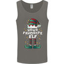 Your Favourite Elf Funny Christmas Xmas Mens Vest Tank Top Charcoal