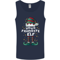 Your Favourite Elf Funny Christmas Xmas Mens Vest Tank Top Navy Blue