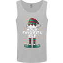 Your Favourite Elf Funny Christmas Xmas Mens Vest Tank Top Sports Grey
