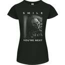 Your Next Horror Clown Halloween Womens Petite Cut T-Shirt Black