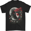 Yuki Onna Japanese Folklaw Gothic Halloween Mens T-Shirt 100% Cotton Black