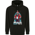 Yule Yeti Funny Christmas Bigfoot Sasquatch Xmas Childrens Kids Hoodie Black