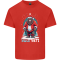Yule Yeti Funny Christmas Bigfoot Sasquatch Xmas Kids T-Shirt Childrens Red